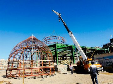 ساخت گنبد طرح مسجدال