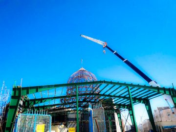 ساخت گنبد فلزی